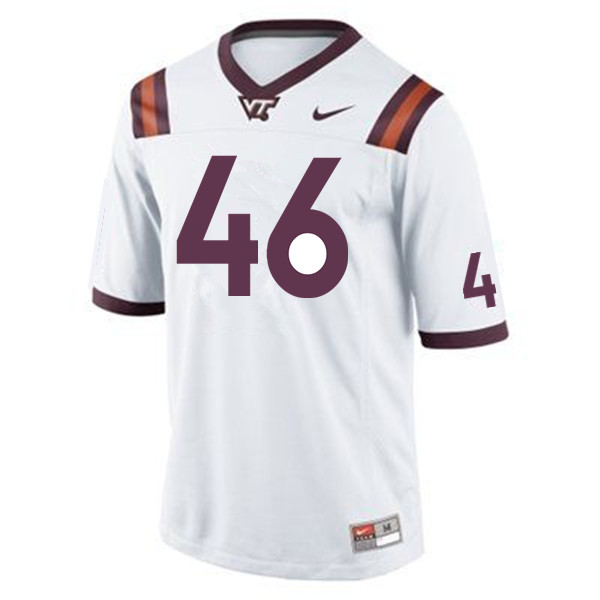 Men #46 Eli Adams Virginia Tech Hokies College Football Jerseys Sale-Maroon